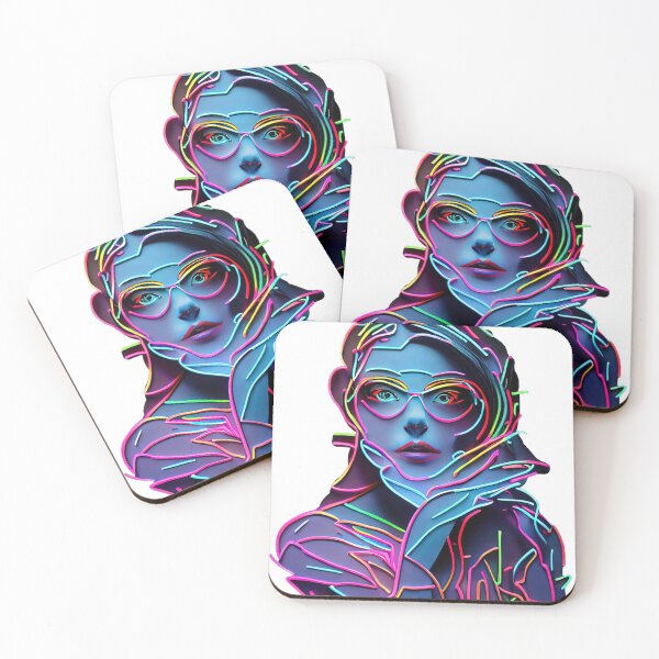 Item preview, Neon lady designed and sold by Rezashirzady.