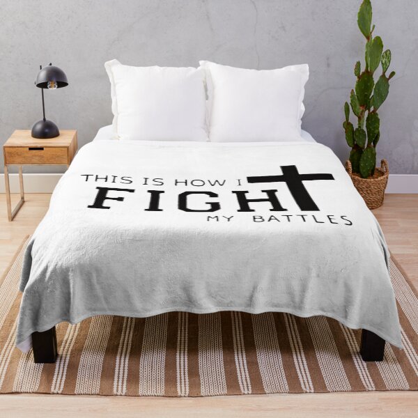 Item preview, This Is How I Fight My Battles CROSS designed and sold by Rowena Jones.