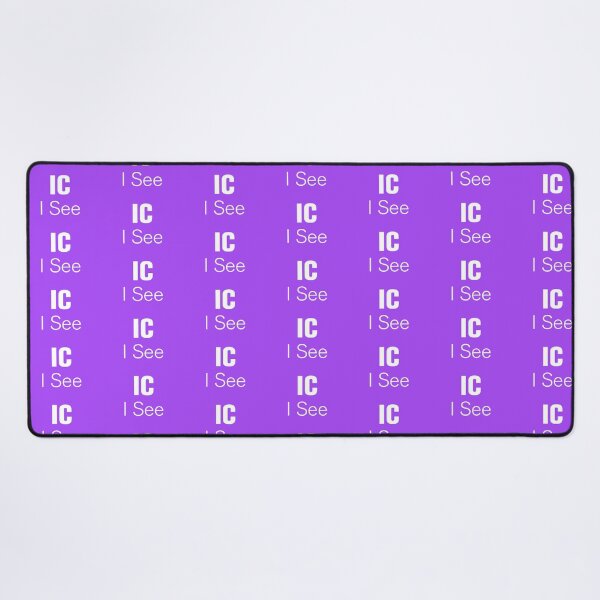 Item preview, IC – I see Abbreviation Valuable Text Typography White Solid Design designed and sold by Flowerone.