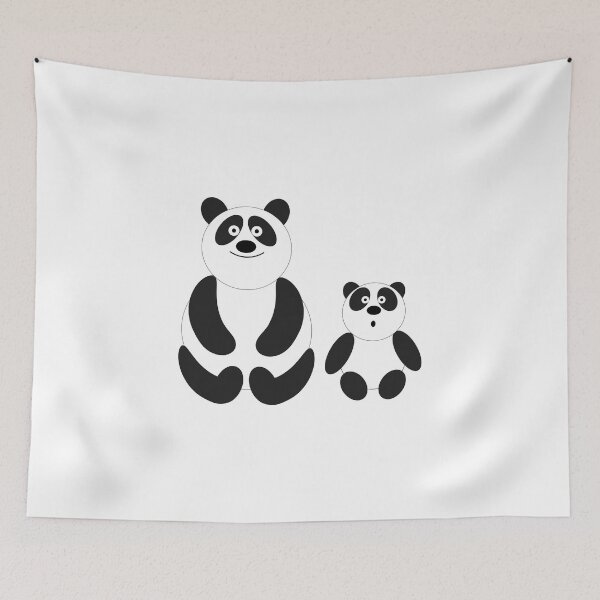 Item preview, Small & Big Panda designed and sold by Trendy Design.