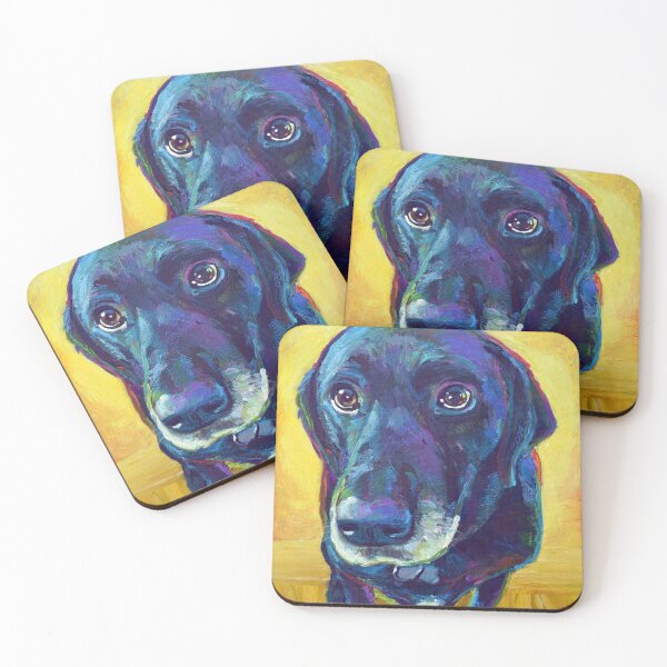 Item preview, Big-Eyed Black Labrador designed and sold by RobertPhelpsArt.