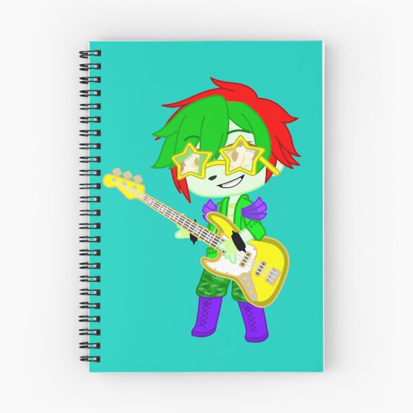 Item preview, Gacha club rock artist doll with rock guitar - Anime gacha chibi boy - Gacha dolls - Gacha Club girls designed and sold by gachanime.