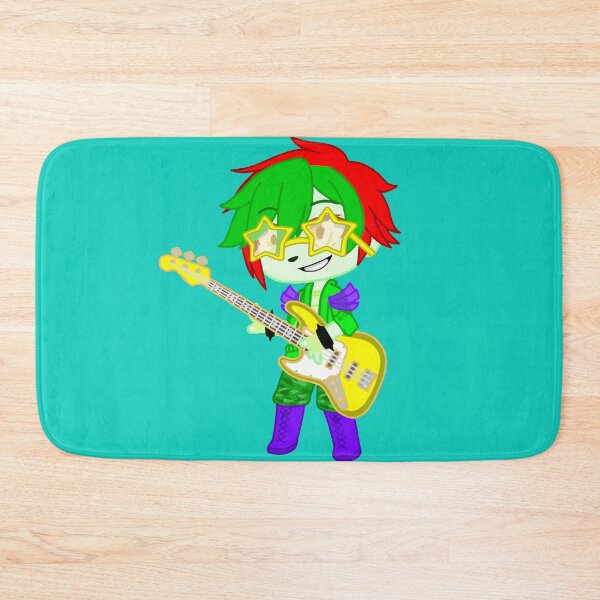 Artikelvorschau, Gacha Club Rock-Künstlerpuppe mit Rockgitarre - Anime Gacha Chibi Boy - Gacha-Puppen - Gacha Club-Mädchen entworfen und verkauft von gachanime.