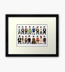 The Doctor's Wardrobe - Eleven Framed Print