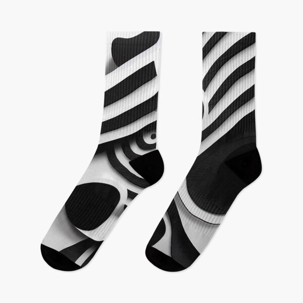 Item preview, Graphic Black and White Illusion of Circles Pattern designed and sold by KOTOdesign.