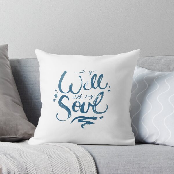 Item preview, It Is Well With My Soul Bible Verse | Christian Hand Lettering  designed and sold by InHisImageGifts.