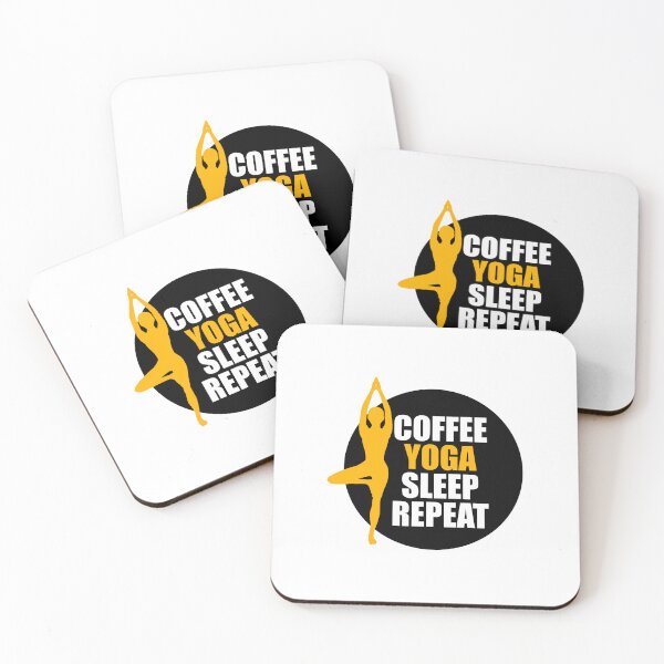 Item preview, Coffee yoga sleep repeat designed and sold by VimuDS.