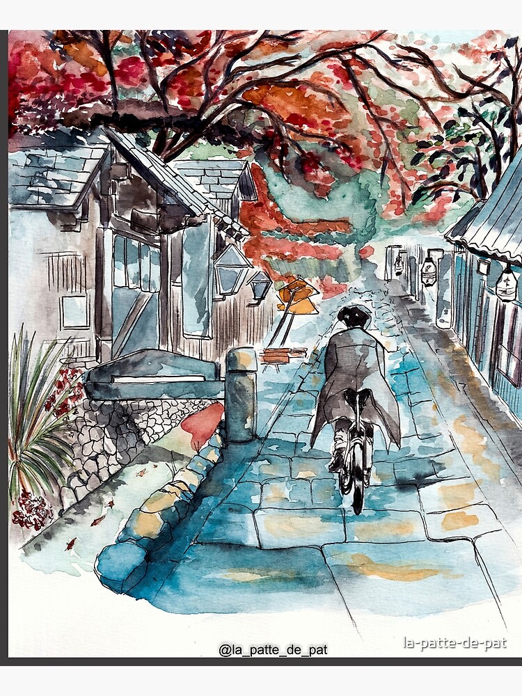 japanese street by la-patte-de-pat