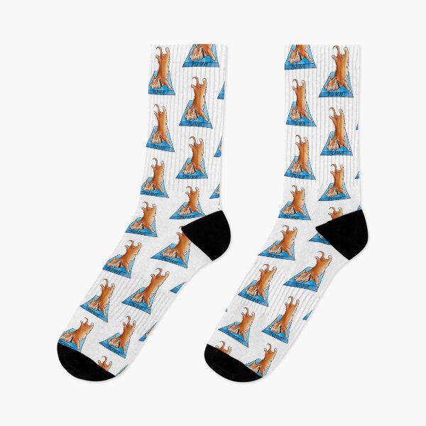 Item preview, Corgi Yoga Pose designed and sold by Heather van der Dys.