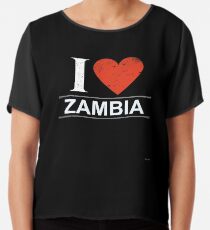 Ich liebe Sambia Geschenk für Sambia Sambia T-Shirt Pullover Hoodie Iphone Samsung Handytasche Kaffeebecher Tablet Case Chiffontop