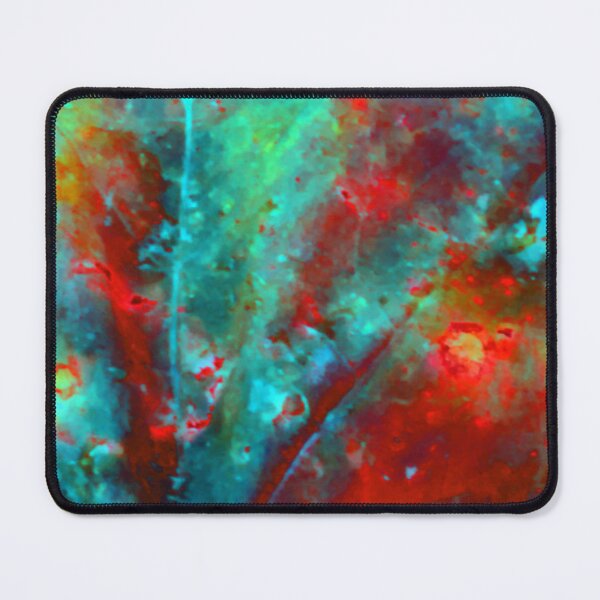 Item preview, Autumn ~ Abstract Teal & Red Leaf on the Ground designed and sold by SXW Designs.