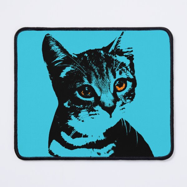 Item preview, Tabby Cat in Blue Design - Pet Pop Art - Animal Pop Art, Bespoke Option designed and sold by StudioFlea.