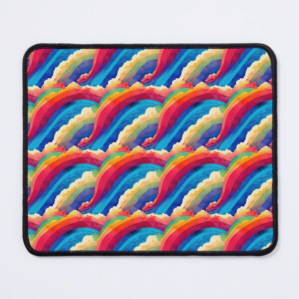Item preview, Watercolor Rainbow Clouds Pattern designed and sold by DesArtStudio.