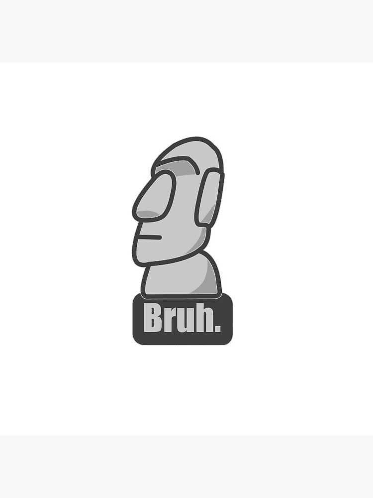 Moai Stone FACE Sticker for Sale by 9DesignArt