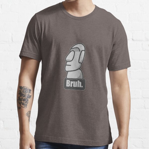 Moai Rock Meme Essential T-Shirt for Sale by azerbera