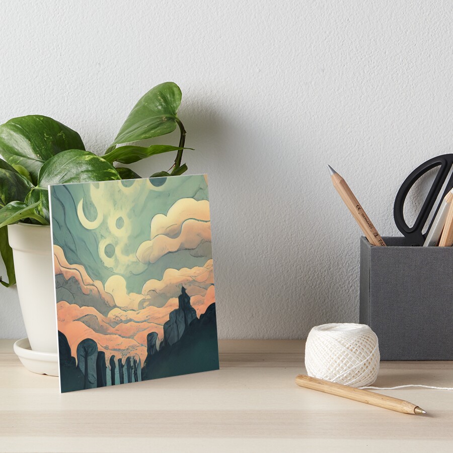 Item preview, Art Board Print designed and sold by ComicsFactory.
