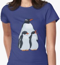 Penguin Party Women's Fitted T-Shirt