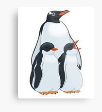 Penguin Party Metal Print
