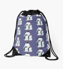 Penguin Party Drawstring Bag