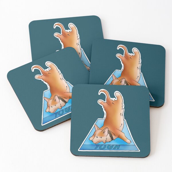 Item preview, I'm Blue Corgi Yoga Pose designed and sold by Heather van der Dys.