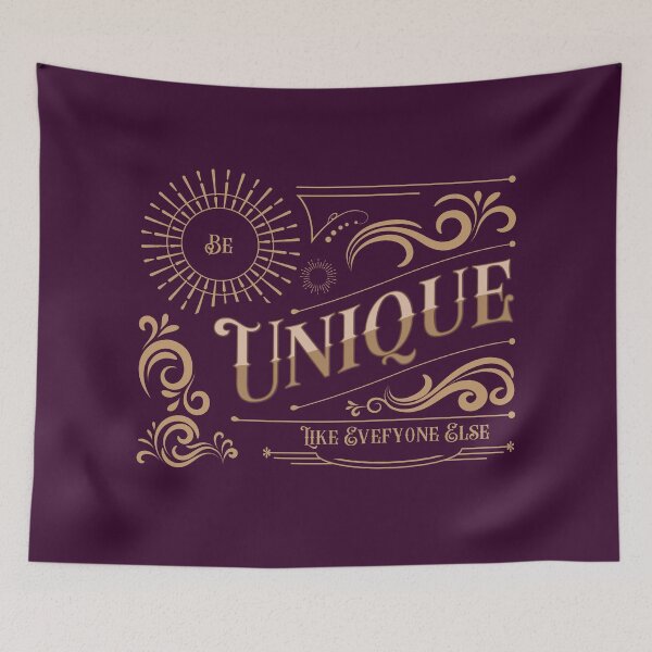 Item preview, Be Unique like everyone else designed and sold by VarnaChitra.