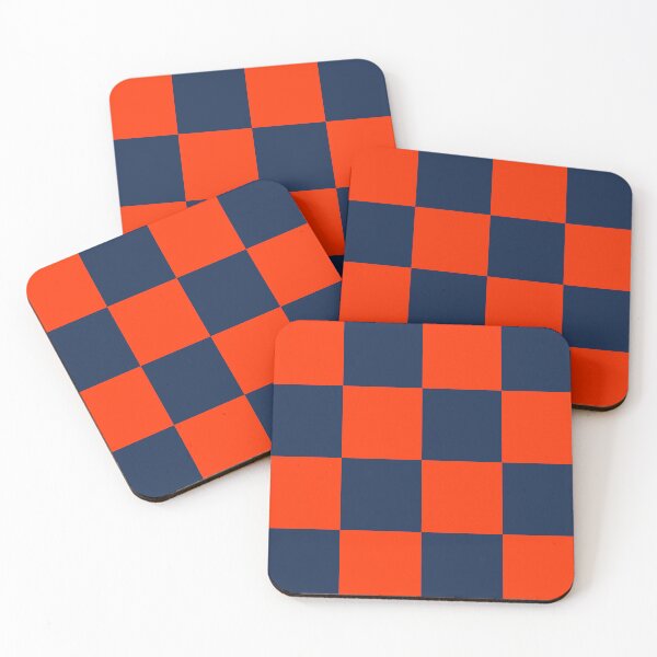 Item preview, Color Blocks - Orange and Midnight Blue designed and sold by SaturdayMeadow.