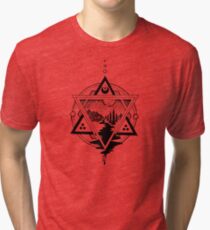 Saturn's Return in Sacred Geometry Tri-blend T-Shirt
