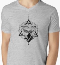 Saturn's Return in Sacred Geometry Men's V-Neck T-Shirt