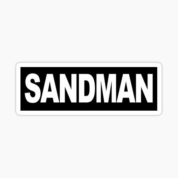 Item preview, Sandman - (White writing) designed and sold by dodgerock.