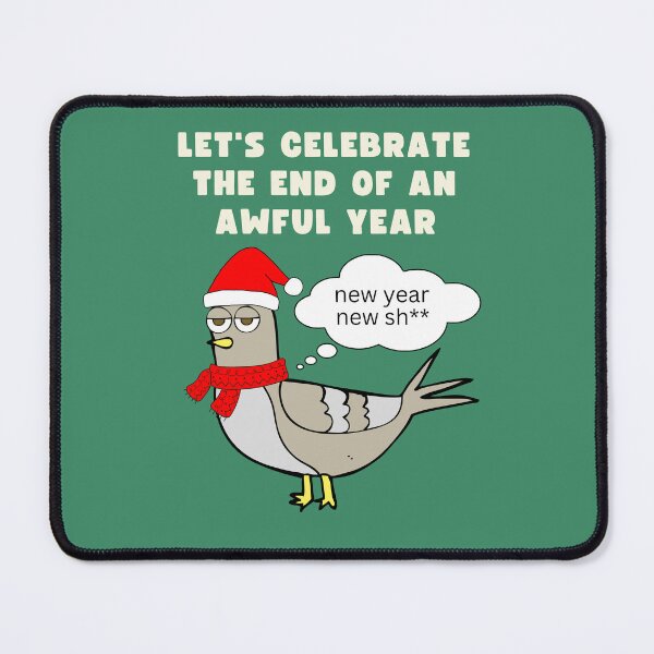 Item preview, Funny Sarcastic Christmas New Year Holiday Pigeon designed and sold by LamaraK.