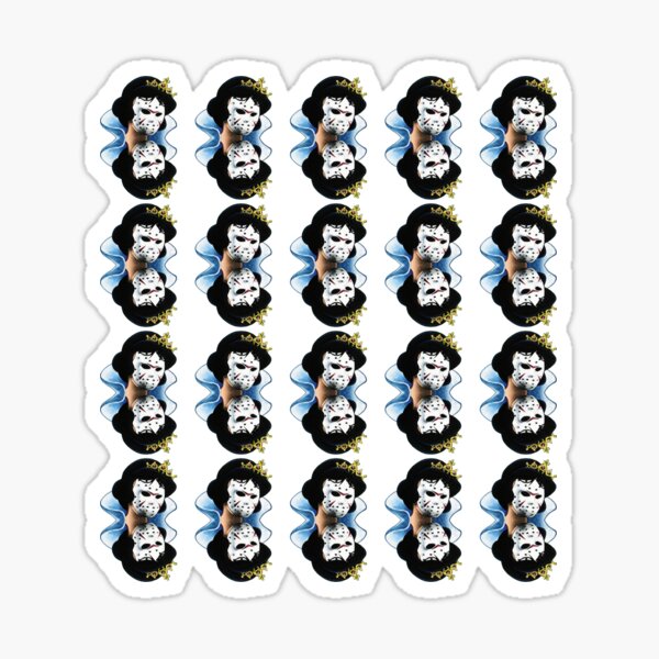 Insane Jason White X Snow Voorhees | Mashup Collection | Tyler Tilley | Tiger Picasso Design Sticker