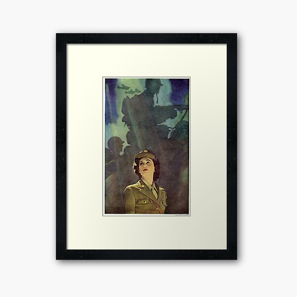 Vista previa del artículo con la obra «Cartel WWII WAC», diseñado y vendido por seentheglory.