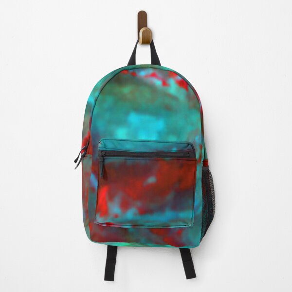 Item preview, Autumn ~ Abstract Teal & Red Leaf on the Ground designed and sold by SXW Designs.