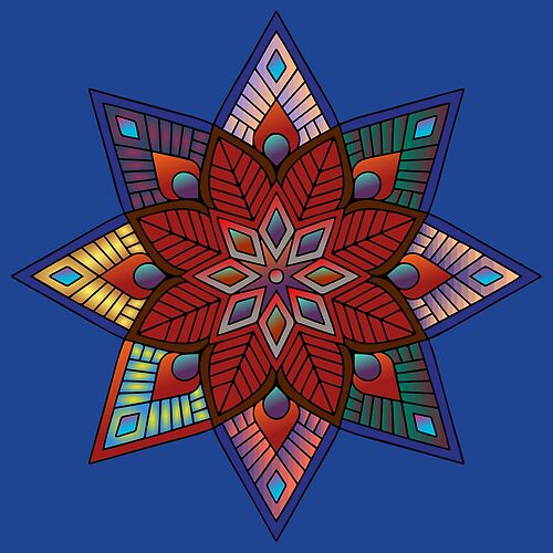 Star Mandalas 030 (Style:63)