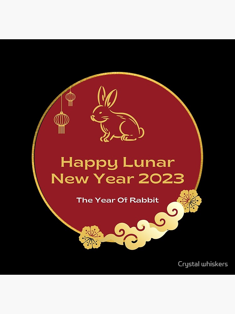 "Chinese New Year, Year of the Rabbit ,Floral Year Of The Rabbit YEAR OF THE RABBIT 2023