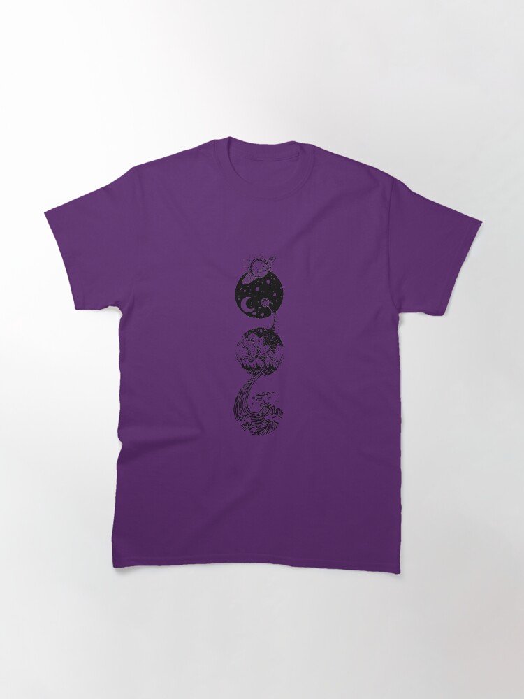 Alternate view of Star Dust to Sea Foam Classic T-Shirt