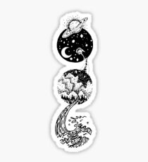 Sternstaub zu Meeresschaum Sticker