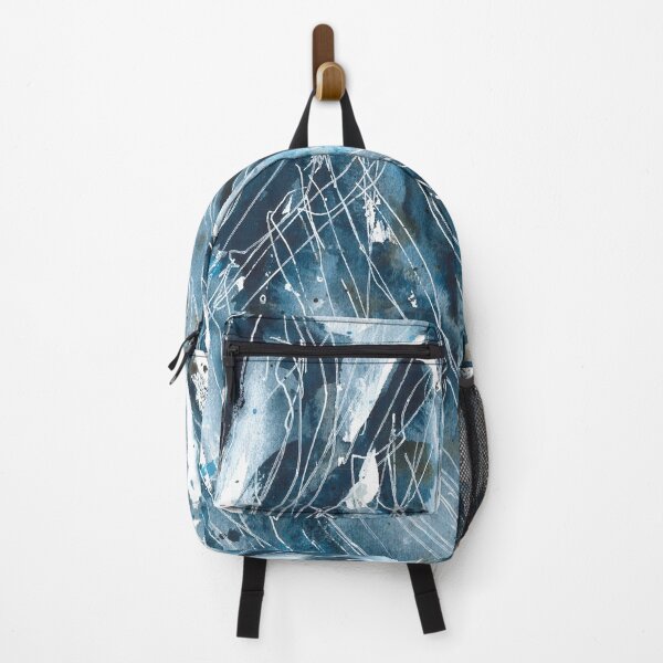 Item preview, Watercolor blue landscape, abstract landscape, mountains designed and sold by anaozzart.