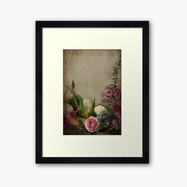 Blumen blühen Gerahmter Kunstdruck