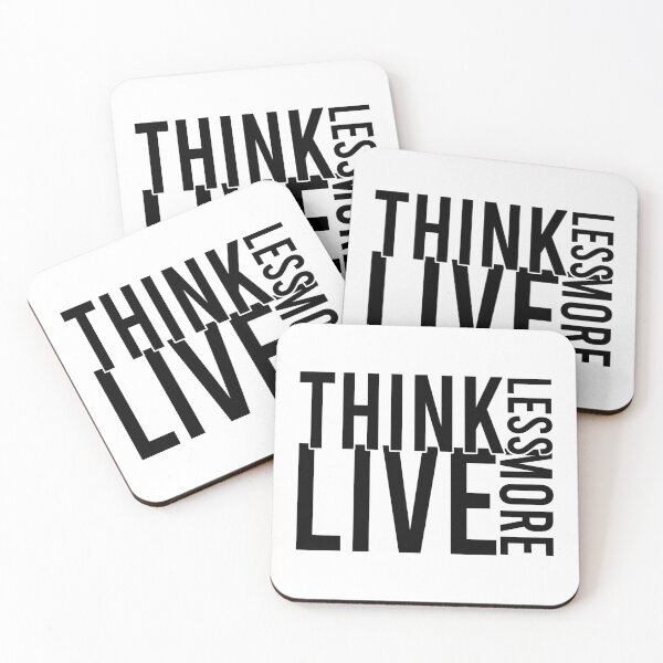 Item preview, Think less live more designed and sold by Bigilyy.