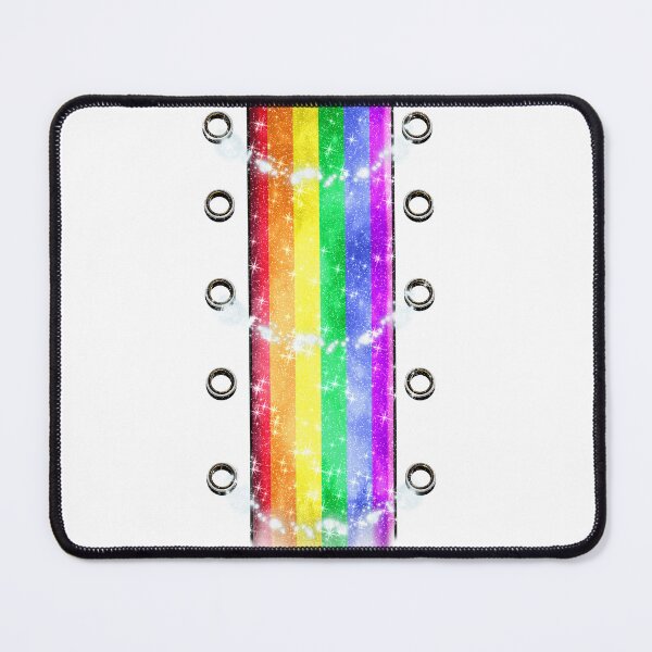 Item preview, Rainbow Sneakers Laces Eyelet Love Striped Flag designed and sold by Jolly-Yosei.