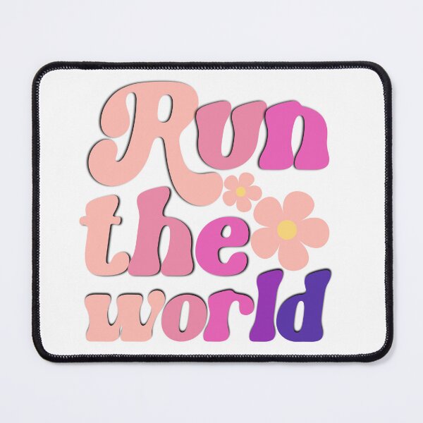 Item preview, Run the world motivational saying designed and sold by Emotionville.
