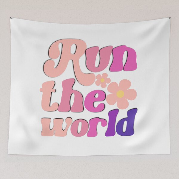 Item preview, Run the world motivational saying designed and sold by Emotionville.