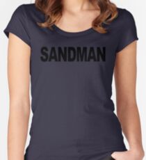 Sandman - (Black writing) Women's Fitted Scoop T-Shirt