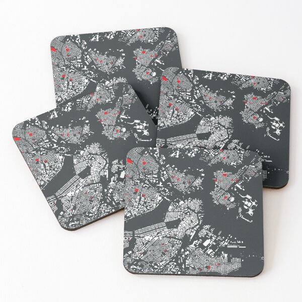 Item preview, Map of Boston, MA with its schools in color designed and sold by jean-nicolas.