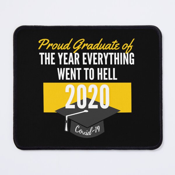 Item preview, Coronavirus Class of 2020 Graduate Black and Gold UCF University Colors designed and sold by TheGamedayGoods.