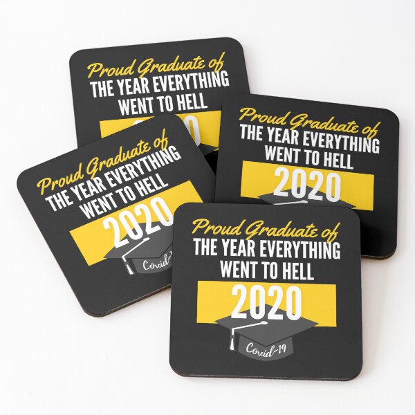 Item preview, Coronavirus Class of 2020 Graduate Black and Gold UCF University Colors   designed and sold by TheGamedayGoods.