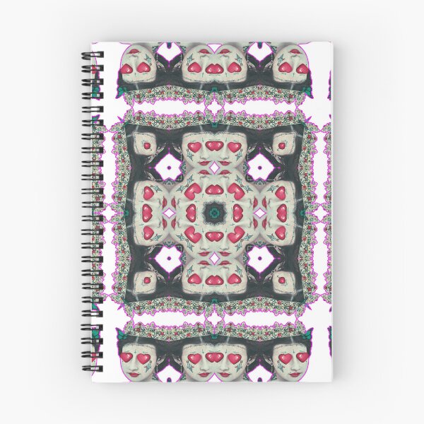 Item preview, Queen of Hearts | Nuclear Pop Art | Apocalyps | Tilley Picasso | hearts | psychedelic pattern designed and sold by Tyler Tilley.