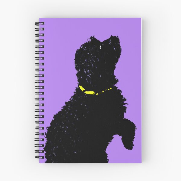 Item preview, Cockapoo Dog Design in Purple - Black Cockapoo Pet Pop Art - Animal Pop Art, Bespoke Options designed and sold by StudioFlea.