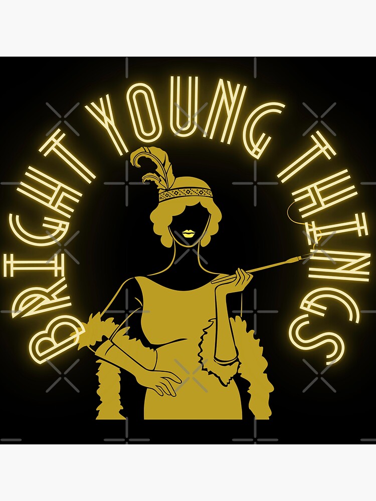 "Bright Young Things" Sticker for Sale by CastlesClassics Redbubble